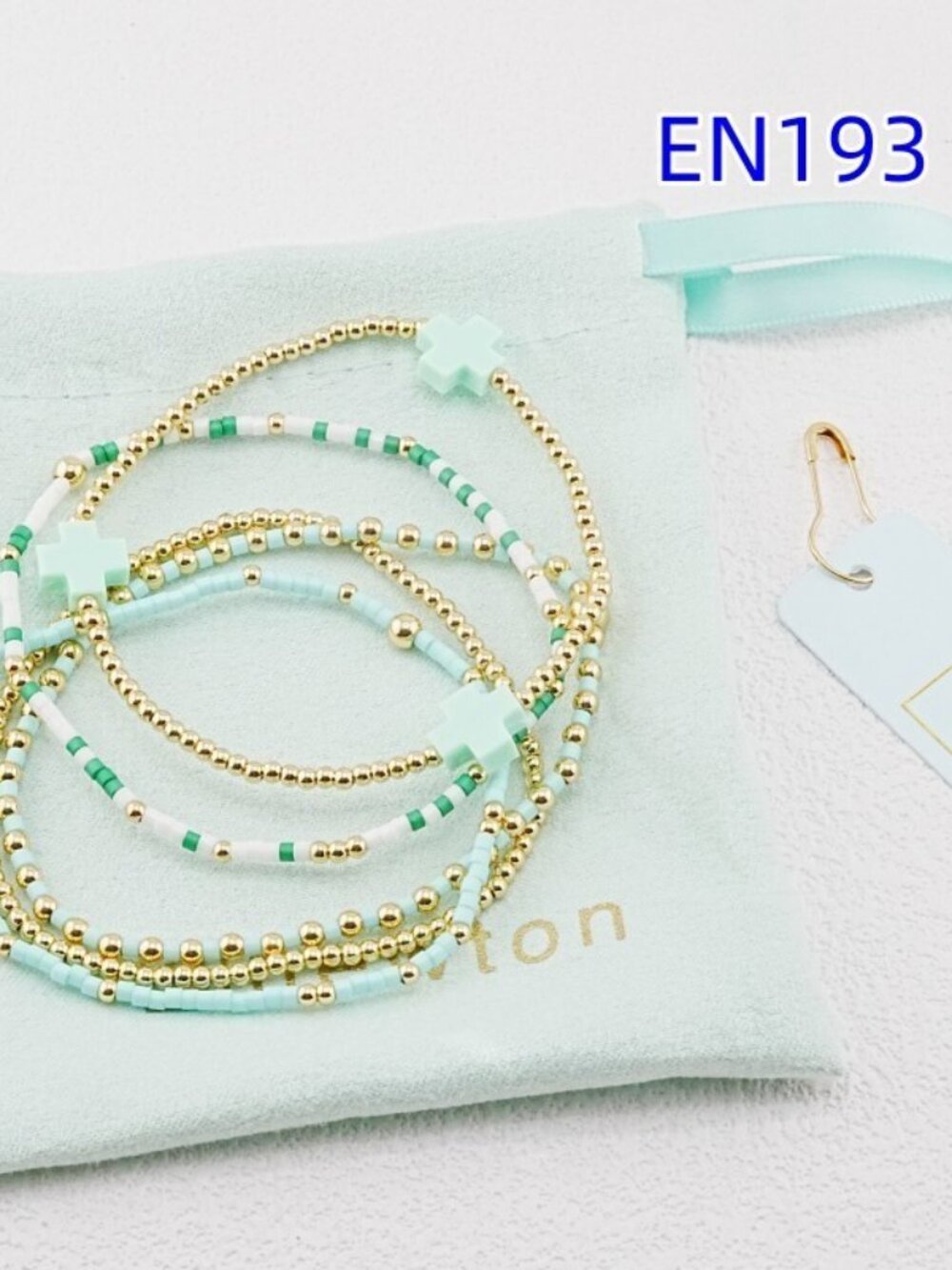 Enewton Colorful Cross Bracelet Set